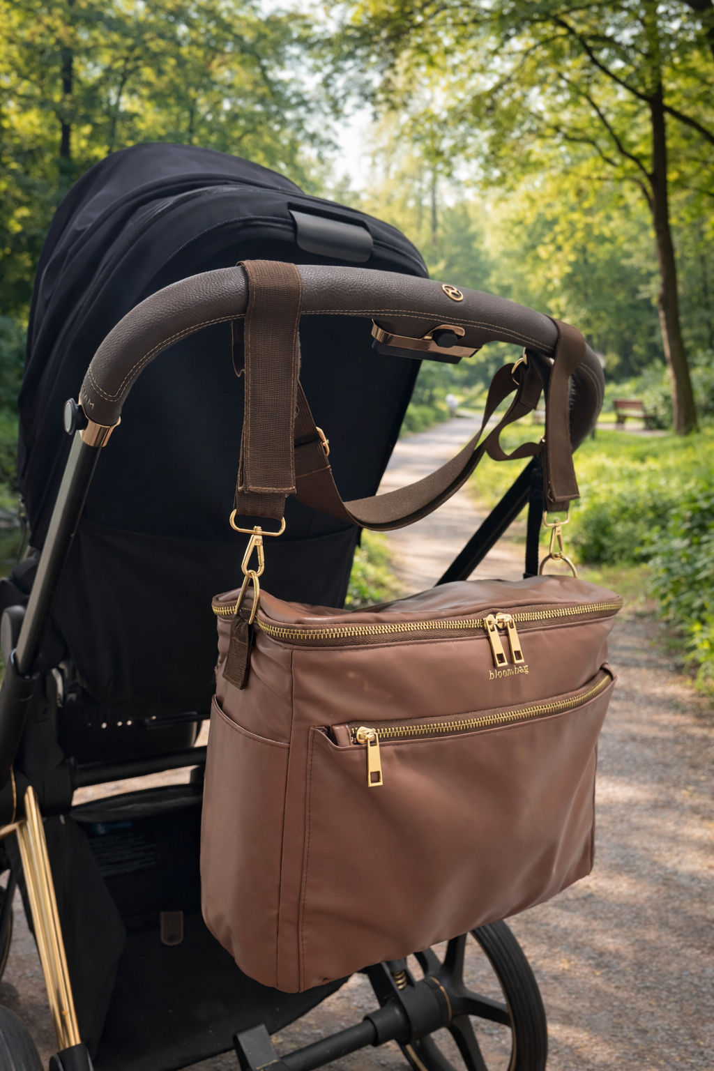 Buggy Organiser - Mocha Rose