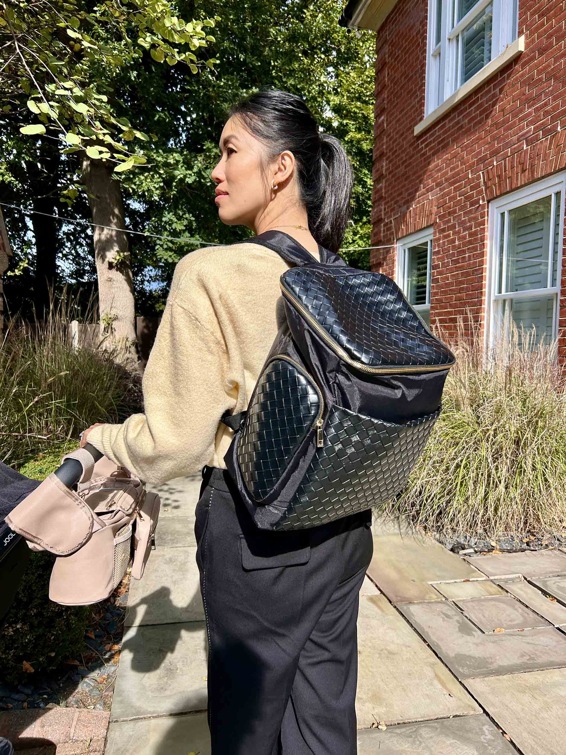 The Backpack - Lychee Black