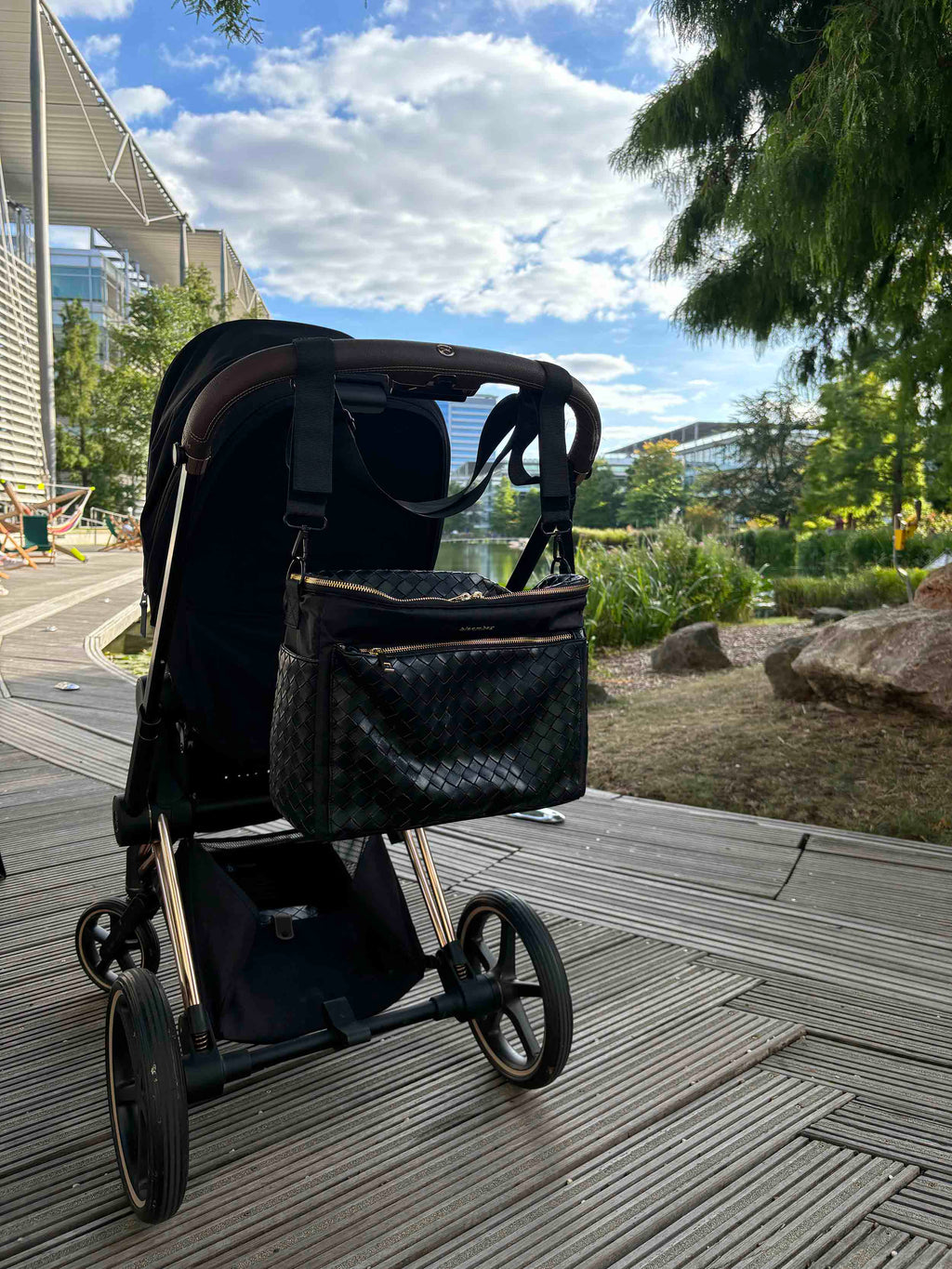 Buggy Organiser - Lychee Black