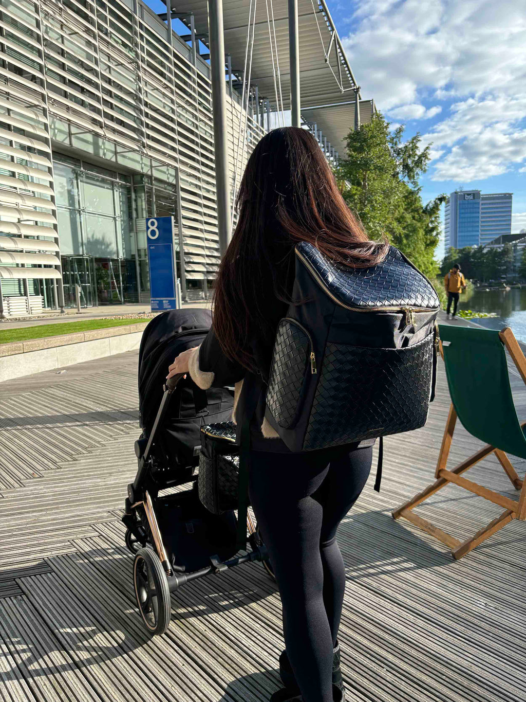 The Backpack - Lychee Black